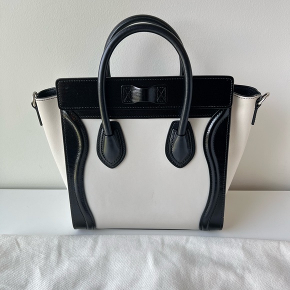 Celine bicolour nano luggage bag - Picture 4 of 12